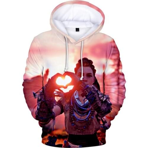 Horizon Zero Dawn Hoodies 3D Sweatshirts Men/women Autumn Winter Tops Long Sleeve Clothes Print Casual Hooded Full Aikooki
