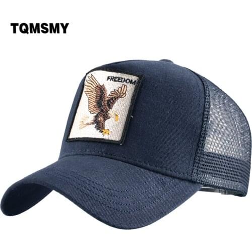 TQMSMY Trucker Hat Men Women eagle Baseball Hat Summer Cotton Cap Unisex Baseball Caps Snapback Hat Hip Hop gorras TMDHY