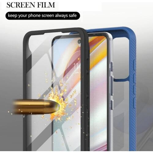 Screen Film Hybrid Armor Shockproof Case For Motorola G100 Edge S G60 G30 G20 G10 G9 Power G Stylus 5G E7 Plus Protective Cover