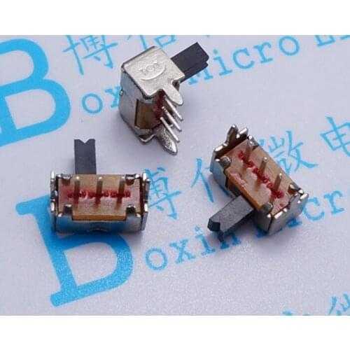 100Pcs/Lot Sk12D07 Two Toggle Switch Side Dial Sk12D07Vg4 Side Slide Switch Side Toggle