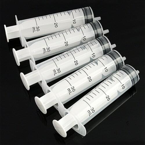 100pcs Plastic Hydroponics Analyze Disposable Measuring Cubs Nutrient Syringe For Plant Injectors Ink Cartridge Pets Cat Feeders