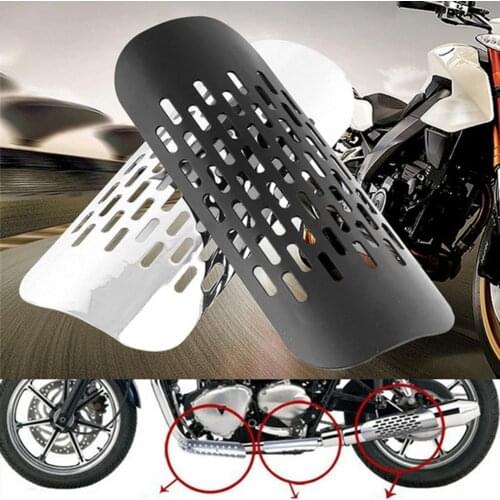 50% HOT SALES!!!Motorcycle Motorbike Exhaust Pipe Heat Shield Cover Guard Protector Accessories