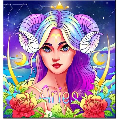 Diamond Embroidery Beautiful Flower Fantasy Girl Cross Stitch Mosaic Diy Diamond Painting Sale European Beauty Picture Art A2406