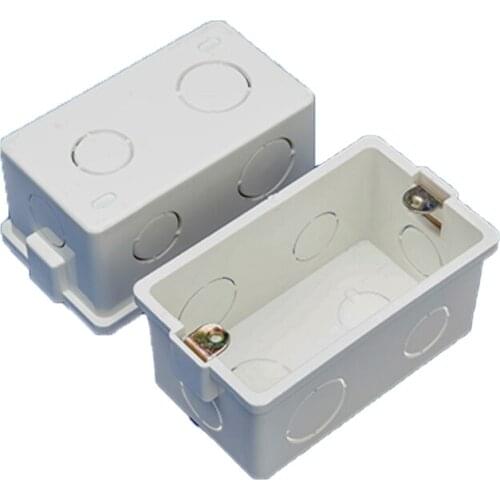 US standard switch socket wire channel base wall mount installation cassette PC fireproof material Trunking base