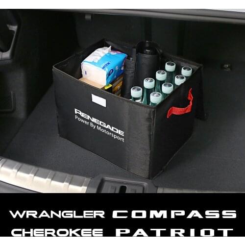 Car Trunk Foldable Organizer Storage Box For JEEP RENEGADE WRANGLER CHEROKEE COMPASS PATRIOT TRAILHAWK COMMANDER LIBERTY RUBICON