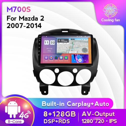 MEKEDE 2 Din Car Multimedia Video Player Car Android System for Mazda 2 2007-2014 2din Car Radio GPS Navigation Stereo Radio BT