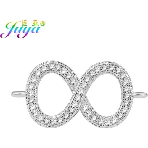 DIY Jewelry Findings Accessories Infinity Connectors Metal Charms For Women Men Fashion Bracelets Necklace Earrings DIY Making