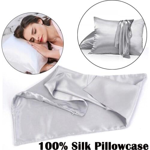 Pillow Case Luxury Women 100% Mulberry Silk Pillow Cover 51*76cm Pillow Case Satin For Healthy Standard Queen King Pillowcases