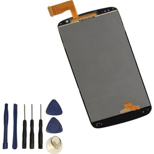 For HTC Desire 500 Touch Screen Panel Digitizer Sensor Glass + LCD Display Monitor Panel Module Assembly + Free Tools