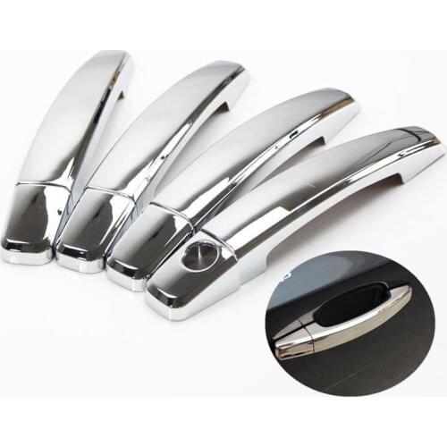 FUNDUOO For Cadillac BLS 2004 - 2010 New Chrome Car Door Handle Cover Trim Stickers 2005 2006 2007 2008 2009