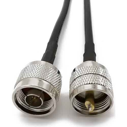 N Type Male to UHF Male PL259 RF Pigtail Cable RG174/RG316/RG316D/RG58/LMR195 For Wireless Router UHF PL259 to N Male Plug Cable