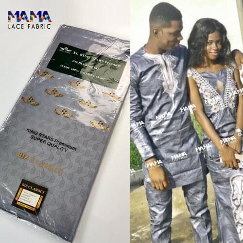 5 Yards 160XL African Lace Fabric 2020 High Quality Guinea Senegal Bazin Riche With Good Smell Men Or Women Material