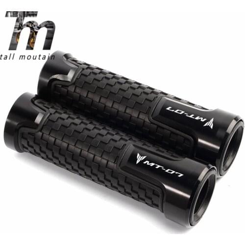 Motorcycle HandleBar CNC PVC Grips For Yamaha MT07 MT-07 MT 07 TRACER 700 GT 2016 2017 2018 2019 2020 Accessories handle grip