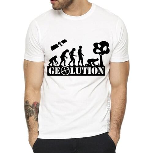 My Live Geocaching Evolution Designer T Shirt For Men Unisex Breathable Cotton Print Graphic Premium T-Shirt Mens Streetwear