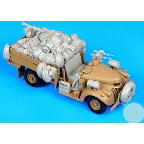 WWII Chevrolet truck resin package modification 1:35