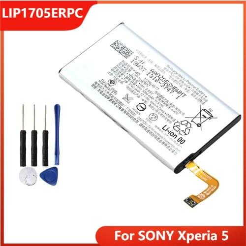 Original Replacement Phone Battery LIP1705ERPC For SONY Xperia 5 Rechargable Batteries 3140mAh With Free Tools