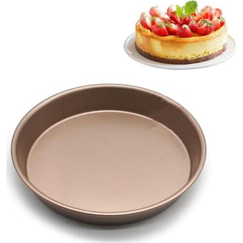 Cake Baking Tray Non-stick Round Baking Pan Baking Essential Cake Pan Pastry Baking Bakeware DIY Cake Pan Baking Supplies