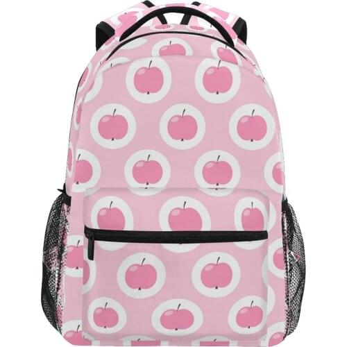 New Both Shoulders Girls Backpack Seamless apple Student Children School Bags For Bag Kids Mochila Escolar Cartable Enfant