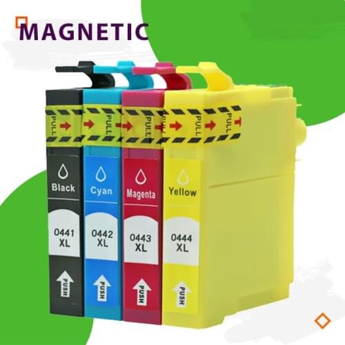 T-0441Compatible for Epson T0441 T0441 - T0444 For Epson Stylus C64 C66 C68 C84 C84N C84WN C86 CX3600 CX3650 CX4600 CX6400