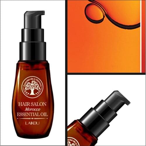 30ML Hair Care Moroccan Pure Argan Oil Hair Essential Oil For Dry Hair Types Multi-functional Hair Care Products For Woman Care