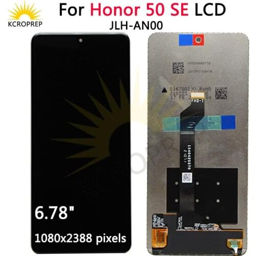 6.78" Display For Huawei Honor 50 SE LCD Display Touch JLH-AN00 Screen Digitizer Replacement For Honor 50SE display