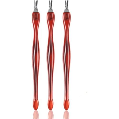 1 Pcs Dead Skin Fork For UV Gel Nails Polish Manicure Tools Stainless Steel Cuticle Pusher Nail File Gel Remover Nail Tools Kits