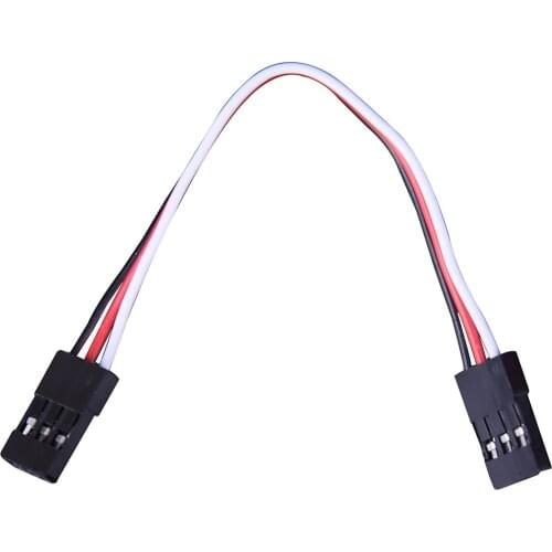 10PCS/lot 30 60 cores for Futaba JR Dual male head wire Extended signal wire male to male 10 15 20 30cm Servo Lead