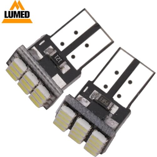 100x T10 LED W5W Car light Luces 9led 12LED Para Auto Interior Side light 1206 SMD Marker Lamp DC12V
