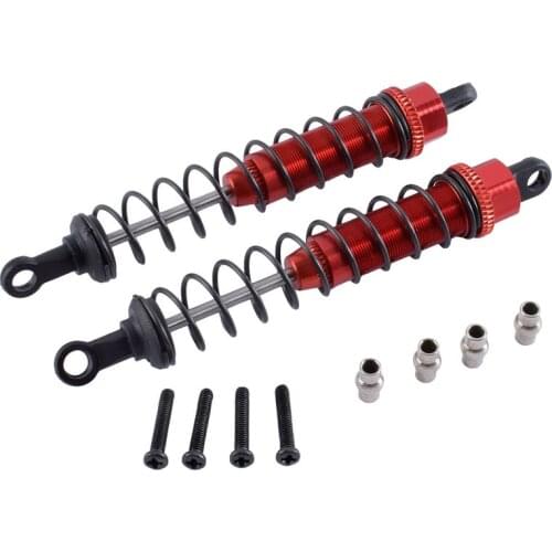 2PCS WLtoys 12428 12423 Upgrade Accessories Aluminum Alloy Shcok Absorber Metal Rear Shock Absorbering for RC Cars DIY Parts