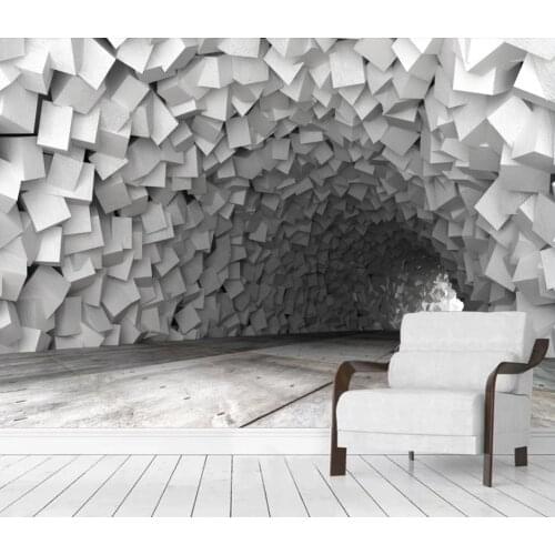 3d stereoscopic wallpaper cave extending space wallpapers background wall beautiful scenery wallpapers