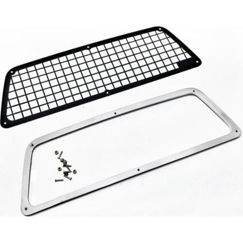 Remote Control Car Part Tamiya 1/10 Hilux Bruiser RC4WD TF2 Metal Rear Window Guard Net