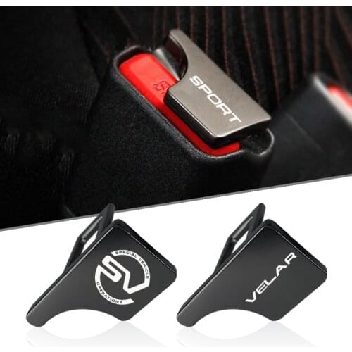 Car Safety Buckle Clip Seat Belt Plug Alarm For Land Rover DISCOVERY Autobiography EVOQUE SPORT SV VELAR VOGUE Accessories
