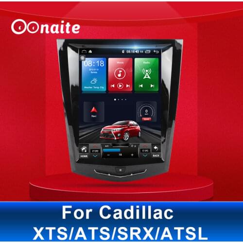 Oonaite 9.7 Inch Android 10 Car Radio Multimedia GPS Navigation Video DVD System+Frame For Cadillac XTS/ATS/SRX/ATSL 4GWiFi USB