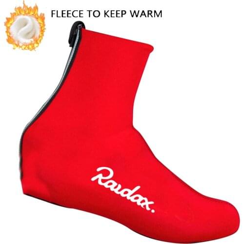 Raudax Riding shoe cover 2021 Winter Thermal Cycling Shoe Cover Mens Outdoor MTB Bike Bicycle Overshoes Warm Cubre Ciclismo
