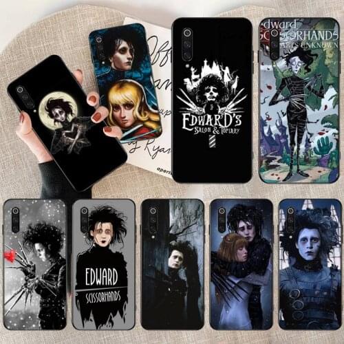 Edward Scissorhands Shell Phone Case for Xiaomi Mi Note 10 Lite Mi 9T Pro xiaomi 10 10 CC9 Pro 9SE