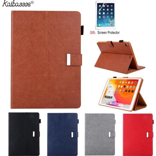 KAIBASSCE Case for Pad 5 6 Air 1 2 9.7 inch deformable Stand business tablet Case For iPad 10.2 inch Pro Air 10.5 inches