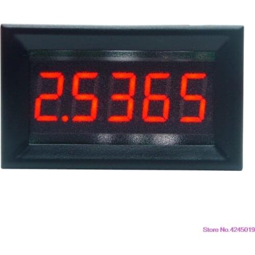 New DC 0-5.0000mA (5mA) Digital Ammeter 5-digits Current Meter Panel Guage 0.36 inch