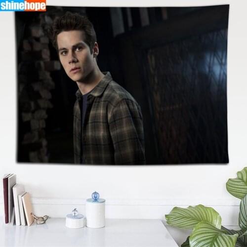 Custom Dylan O'brien tapestry wall hanging tapestry home decoration rectangle bedroom wall art tapestry 140X250cm