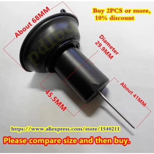 HMHonda VLX 400 (Steed 400) Motorbike Keihin carburetor vacuum diaphragm plunger assembly (configured Jet needle)