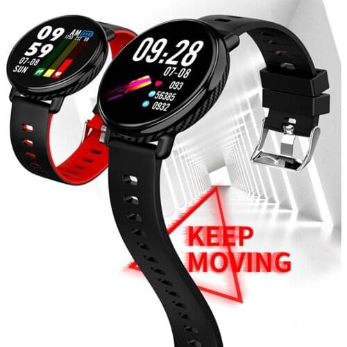 IPS Full Touch Screen Smart Watch Heart Rate Monitoring Sport Wristwatch Life Waterproof Watch for Android iPhone Men Women