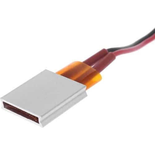 12V PTC Ceramic Electric Heating Plate Aluminum Shell Ceramic Sheet Constant Temperature Heater