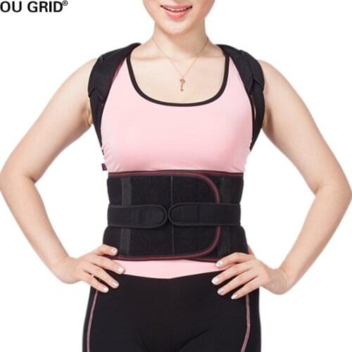 Posture Corrector for Men and Women Spine and Back Support Providing Pain Relief for Neck Back Shoulders Adjustable