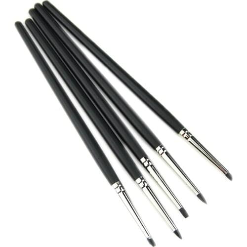 Set of 5pcs Silicone Rubber Shapers Polymer Clay Sculpting Fimo Modelling Tools Drop Shipping Support