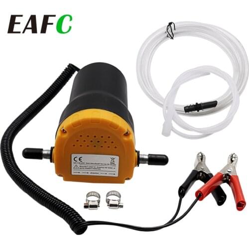 12V 60W Oil/crude oil Fluid Sump Extractor Scavenge Exchange Transfer Pump Suction Transfer Pump + Tubes for Auto Car Boat Mot