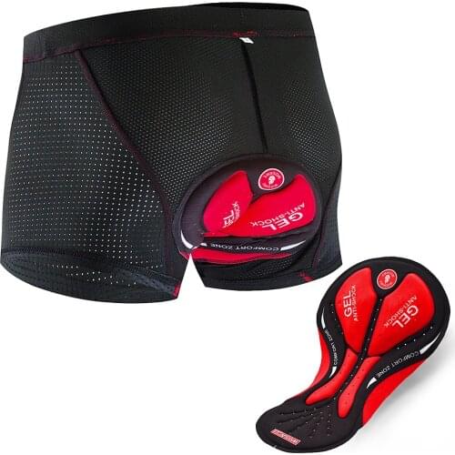 Upgrade Cycling Shorts Quick Dry Cycling Underwear Pro 5D Gel Pad Shockproof Cycling Underpant Bicycle Shorts Bike Underwear