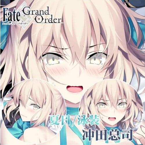 Okita Souji C97 Saber Fate/Grand Order Pillow Case Swimsuit Series Dakimakura Hugging Body Anime Long Cushion Pillow Cover SDXP