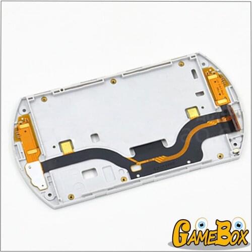 Original Back Faceplate Shell Case With Flex Cable Ribbon for PSP GO Liquid Crystal Cable+Bottom Shell For PSP GO
