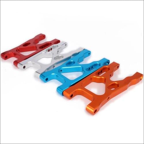 RCAWD Alloy aluminum Front Lower suspension control a-arms for rc 1/10 wltoys K949-004 crawler hop-up parts