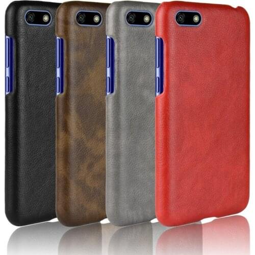 For Huawei Honor 7A Case 5.45" inch Luxury Ultra Slim Litchi Cover Honor 7A 7 A DUA-L22 Russian Retro PC Shockproof Phone Cases