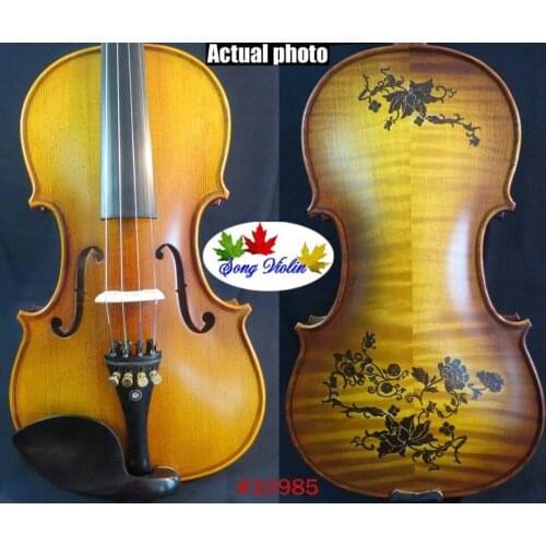 Strad style SONG maestro 4/4 violin nice drawing top back,Great sound #10985